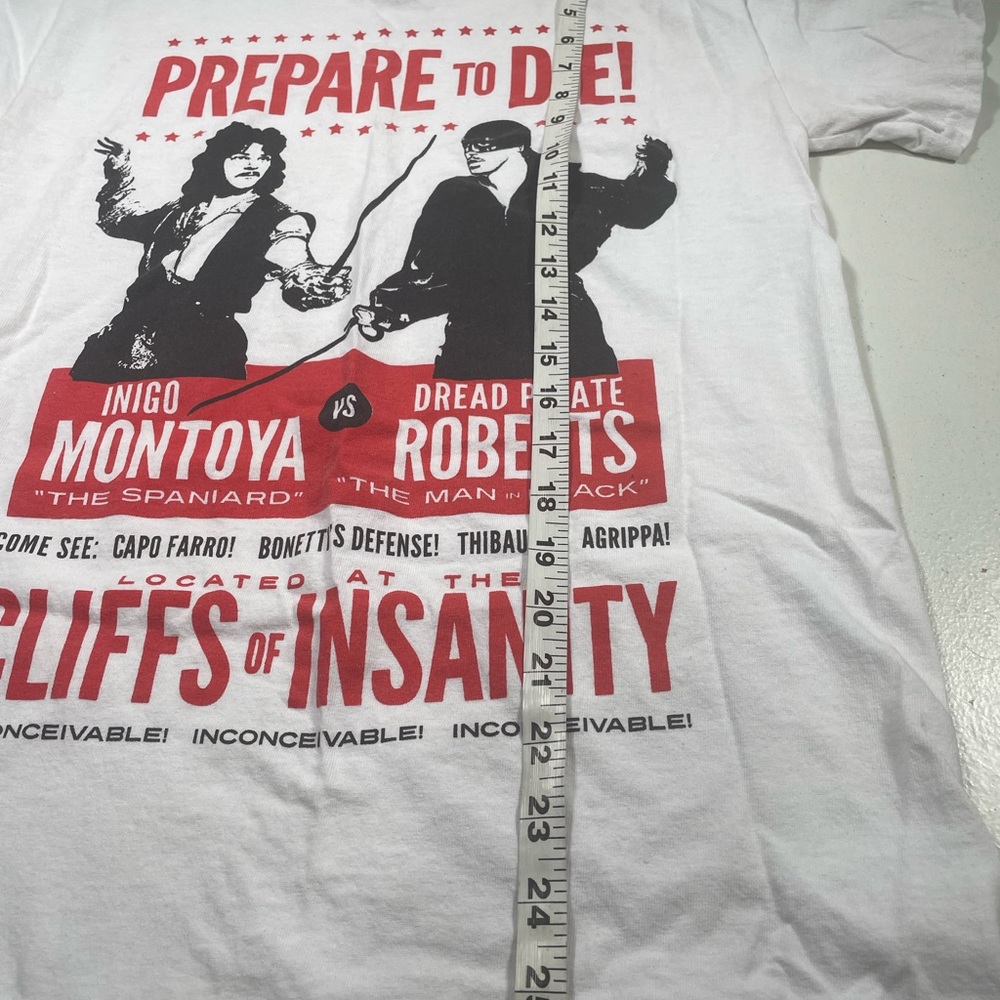 Princess Bride Movie Reference White T Shirt - Picture 6 of 7